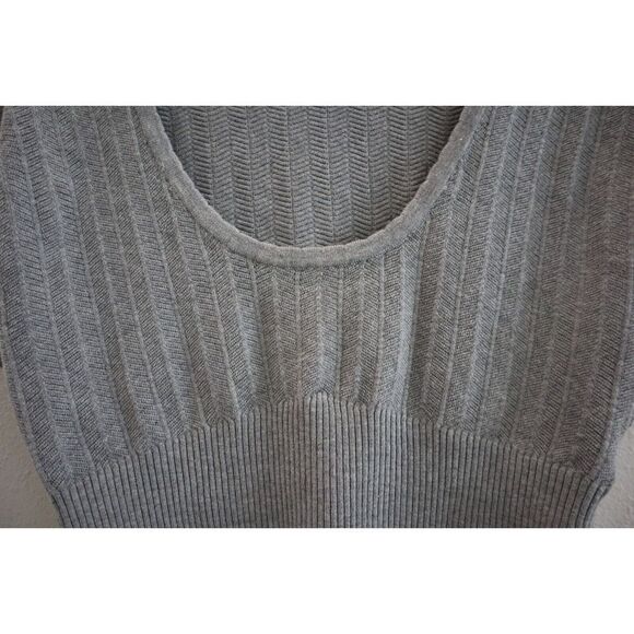 Intimately x FP OB1707964 Women's Sz M Gray Cropped Knit Sleeveless Pullover - Picture 3 of 7